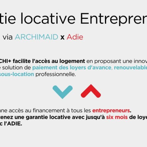 Garantie Locative Entrepreneur – Archimaid et Adie